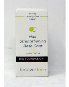 TenoverTen The Foundation Nail Stregthening Base Coat 0.45 Ounces