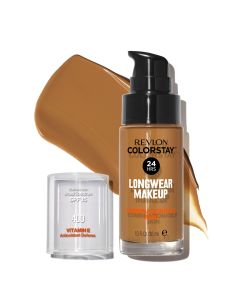 Revlon ColorStay Liquid Foundation Makeup, Matte Finish, Combination/Oily Skin, SPF 15, 400 Caramel, 1 fl oz."