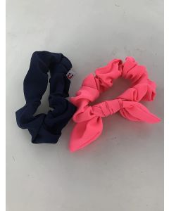 2 pc Scrunchies by Scunci, Pink and Blue"