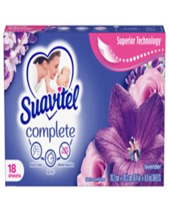 Suavitel Softerner Sheets Lavender - Case - 15 Units