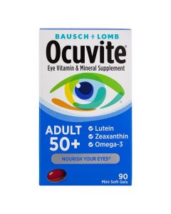 Ocuvite® Adult 50+ Eye Vitamins and Mineral Supplements from Bausch + Lomb – 90 Soft Gels