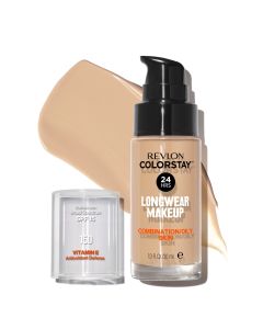 Revlon ColorStay Liquid Foundation Makeup, Matte Finish, Combination/Oily Skin, SPF 15, 150 Buff, 1 fl oz."