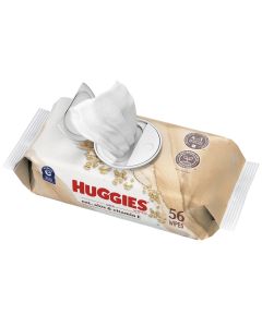 Huggies Wipes with Oat, Aloe & Vitamin E, Unscented, 1 Pack, 56 Total Ct (Select for More Options)"