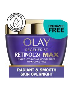 Olay Skincare Regenerist Retinol 24 MAX Night Face Moisturizer, Anti-Aging Cream, 1.7 oz Jar"