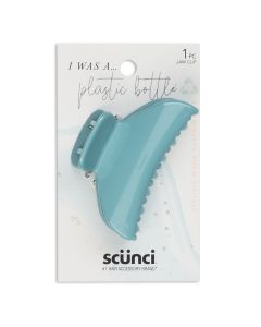 Scunci Earth-Friendly Planet Upcycled Claw Clip, Turquoise"