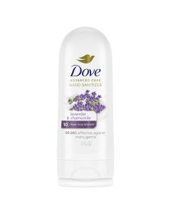 Dove Nourishing Hand Sanitizer Gel All Skin Lavender & Chamomile, 2 oz"