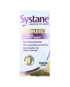 Systane Complete Dry Eye Care Symptom Relief Eye Drops, 10 ml"