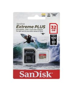 SanDisk Extreme PLUS MicroSD UHS-I Card with Adapter, 32GB"