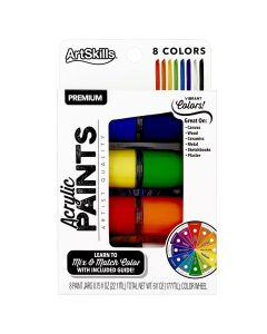 Artskills, Premium Acrylic Paint Set, 8 Count"