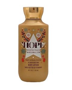 Bath & Body Works Hope Winter Peach Marshmallow Smooth Body Lotion 8 fl oz