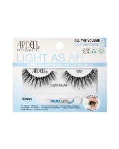 Ardell - Light as Air, Clear Band, Crisscrossed, Plus a Bonus DUO Adhesive, 523, 1g Clear"