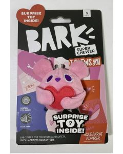 Bark Box Super Chewer I Chews You Squeakrat Admirer Squeaker Dog Toy Small 0-20lbs