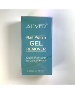 Aliver Nail Polish Gel Remover (Quick Remover for Gel Nail Polish) 0.5 fl oz, 15ml"