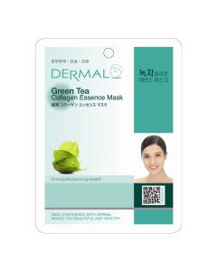 Dermal Green Tea Collagen Essence Face Mask 23g, 1 count"