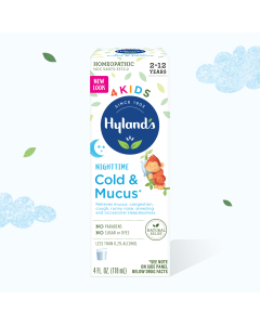 Hyland's 4 Kids Cold & Mucus Nighttime Relief Liquid, 4 Fluid Ounces"