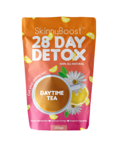 Skinny Boost 28 Day Detox Daytime Tea -(28 Tea Bags) Supports Metabolism Boost, Detox, All Natural, Non GMO, Vegan, Keto Friendly"