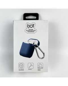 iJoy Silicone Protective Cover Case For Apple Airpods - Blue