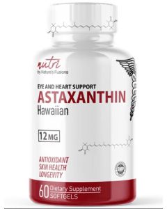 Nutri Hawaiian Astaxanthin 12 Mg - 60 Softgels