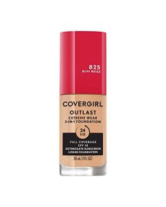 Covergirl Outlast Extreme Wear 3-in-1 Full Coverage Liquid Foundation, SPF 18 Sunscreen, Buff Beige, 1 Fl. Oz."