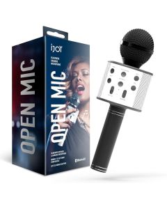 iJOY Karaoke Microphone Portable Wireless Karaoke Machine Speaker with Recorder, Black"