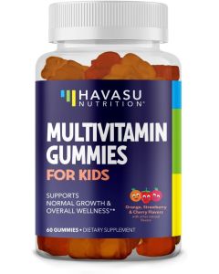 Havasu Nutrition Multivitamin Gummies for Kids | Supports Normal Growth | Fruit Flavored, 60 Ct"