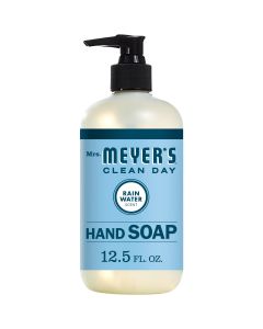 Mrs. Meyer's Clean Day Liquid Hand Soap, Rain Water Scent, 12.5 Ounce Bottle"