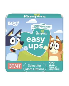 Pampers Easy Ups Bluey Training Pants Toddler Boys Size 3T/4T 22 Count (Select for More Options)