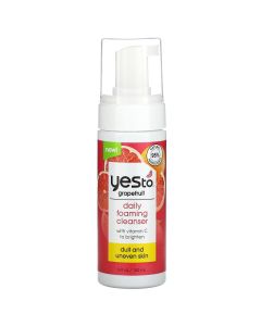 Daily Foaming Cleanser, Grapefruit, 5 fl oz (150 ml), Yes To"