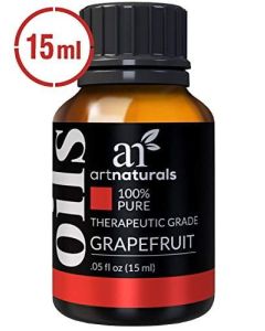 ArtNaturals 100% Pure Grapefruit Essential Oil - (.5 Fl Oz / 15ml) - Undiluted Therapeutic Grade - Uplift and Energize - Weight Loss and Hair Growth - Aromatherapy Fragrance for Diffuse