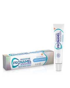 Sensodyne Pronamel Gentle Whitening Enamel Toothpaste for Sensitive Teeth and Cavity Protection, Alpine Breeze - 0.8 oz, for Adults"