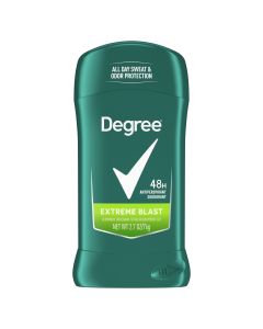 Degree Long Lasting Men's Antiperspirant Deodorant Stick, Extreme Blast Citrus Scent, 2.7 oz"