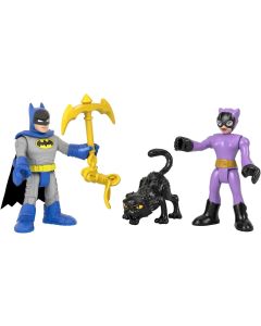 Imaginext Fisher-Price DC Super Friends Batman & Catwoman Action Figure Set