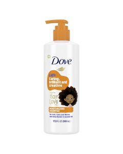 Dove Hair Love Moisturizing Kids Daily Shampoo with Shea Butter and Coconut Oil, 17.5 fl oz"