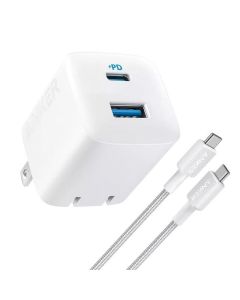 Anker B2326J21-1 32 watt Wall Charger with 6 ft. C-C Cable - White