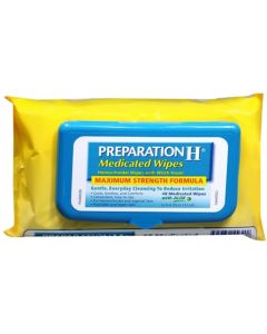 Preparation H Medicated Wipes 48 Each (Pack of 3)