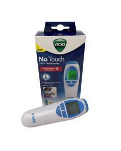 Vicks 3-in-1 No Touch  Digital Thermometer, All Ages, White, VNT200"