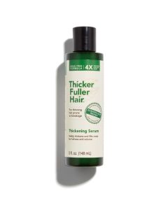 Thicker Fuller Hair Thickening Serum for All Hair Types, with Mongongo Oil and Green Coffee, 5 fl oz"