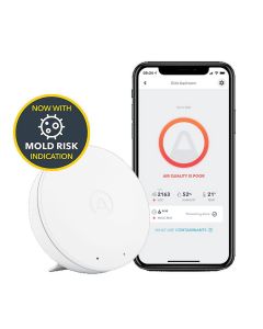 Wave Mini Indoor Air Quality Monitor with Mold-Risk Indication