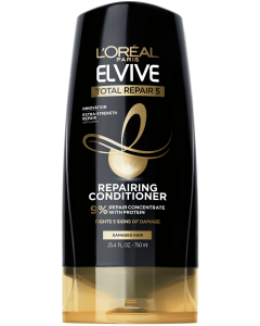 L'Oreal Elvive Total Repair 5 Repairing Conditioner, Damaged Hair, Protein and Ceramide, 25.4 fl oz"