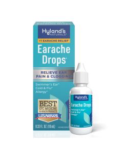 Hyland's Earache Drops, Natural Relief of Earaches & Clogging from Swimmer’s Ear, Colds, & Allergies"