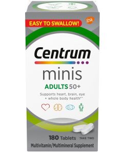 Centrum Adults 50+, Minis, 180 Tablets"