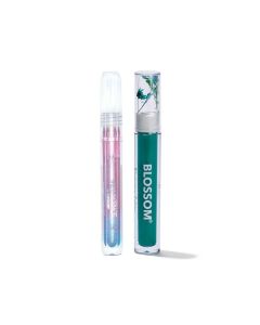 Blossom Beauty in Bloom Colored Volumizing Mascara Crystal  Iridescence Lip Gloss Aqua Set