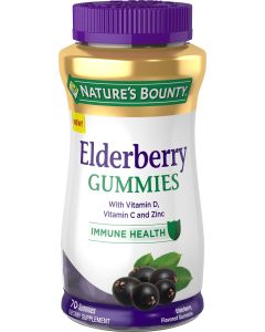 Nature's Bounty Elderberry Immune Support Gummies, 100 Mg, 70 Ct"