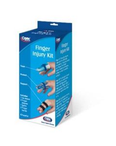 Carex P20700 Finger Injury Kit/Splint, Reduces Pain and Swelling, Size 4"" x 2"" x 1.5"""