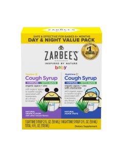 Zarbee's Baby Day/Night Cough Syrup + Immune Value Pack, 2 x 2 fl. oz"