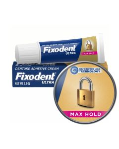 Fixodent Ultra Max Hold Secure Denture Adhesive, 2.2 oz"