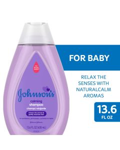 Johnson's Calming Baby Bath Shampoo with NaturalCalm Scent, 13.6 fl oz"