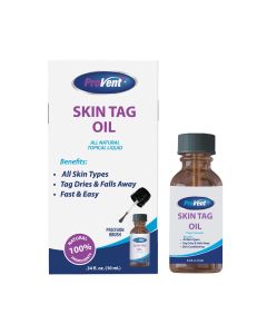 ProVent® Skin Tag Topical Oil, Dries Tags and Falls Away, Homeopathic Remedy, .34 Fl Oz"