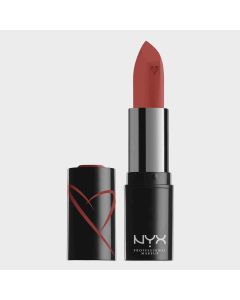 NYX Professional Makeup Shout Loud Hydrating Satin Lipstick with Mango & Shea Butter, Hot In Here"