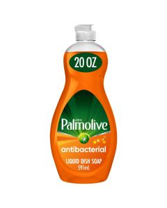 Palmolive Ultra Concentrated Antibacterial Liquid Dish Soap, Orange Scent - 20 Fluid Ounce"